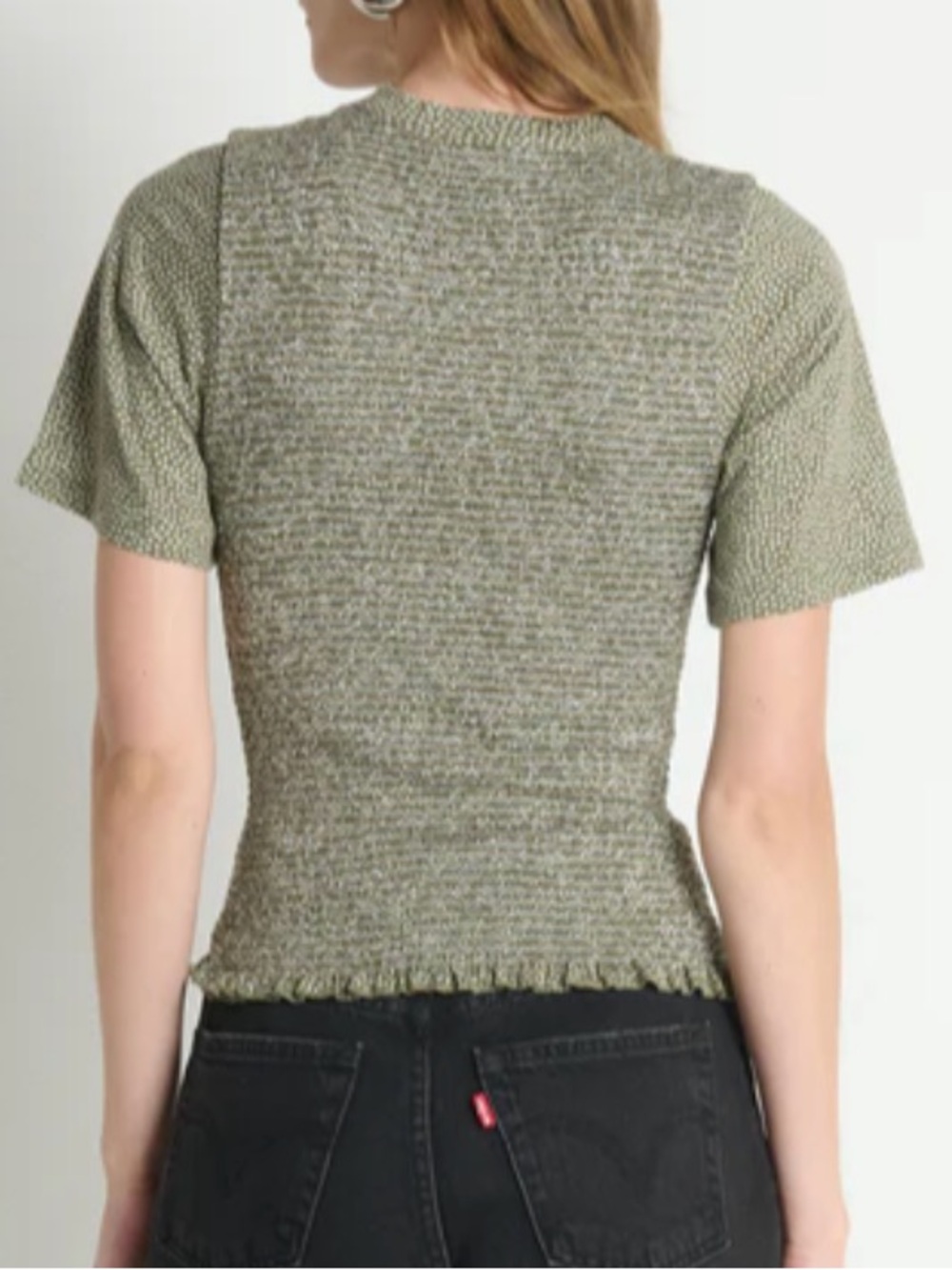 OLIVIA SMOCKED TEE - Picture 4 of 5